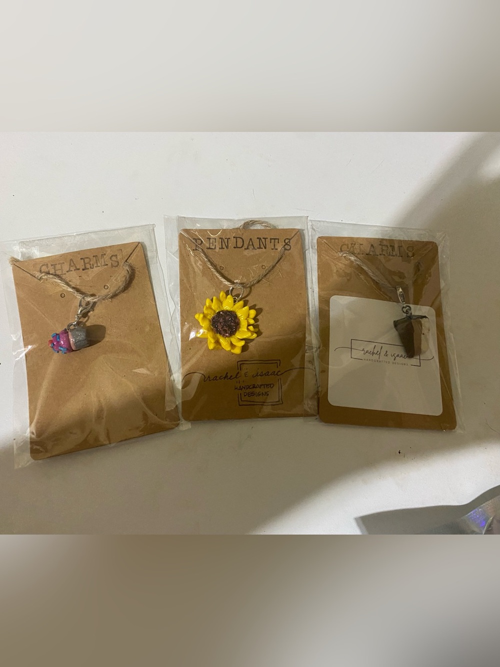 Handcrafted Yellow Sunflower Pendant Necklace